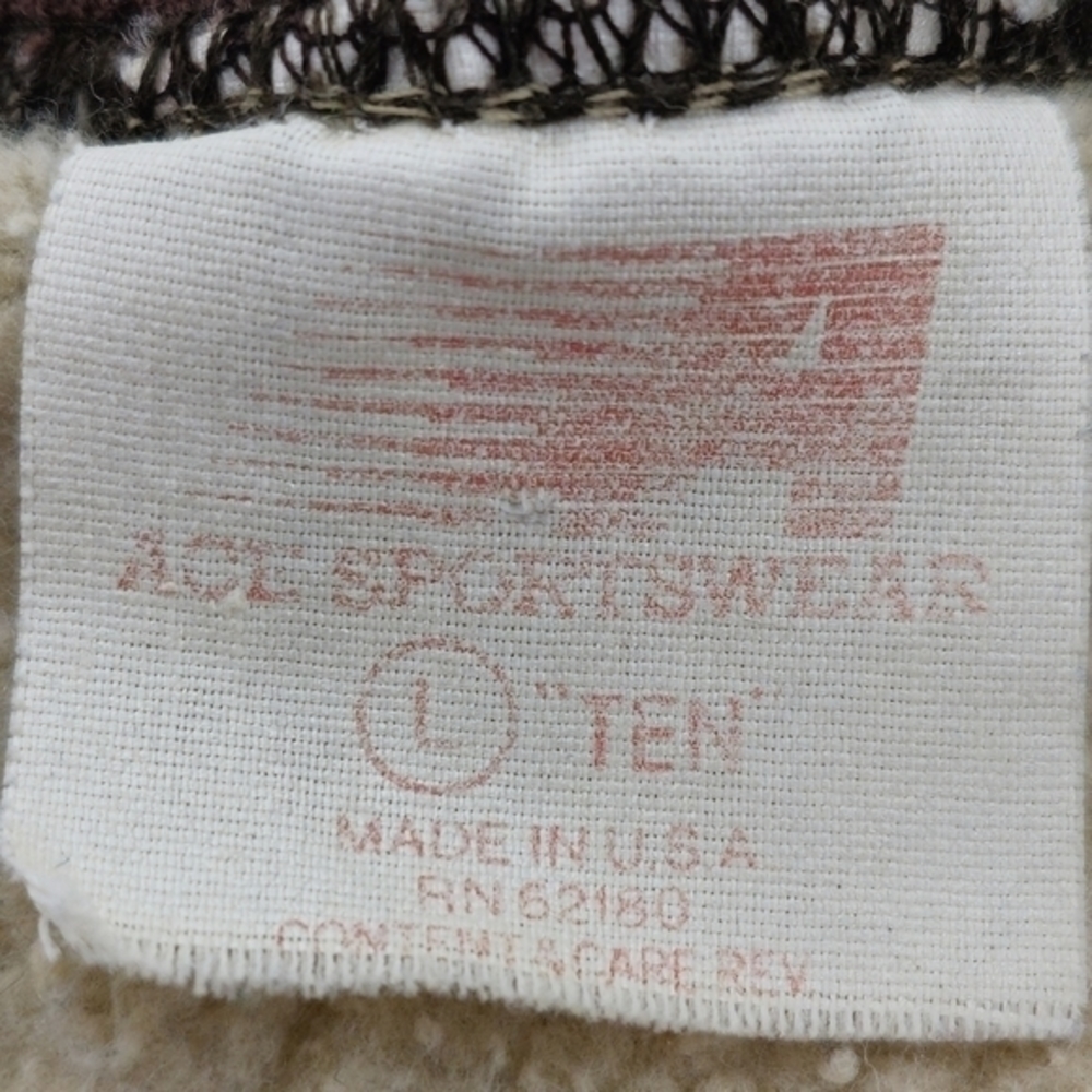 Ace Vintage 1991 Deer Pullover Sweatshirt Sz L‎ Reindeer Buck Elk Hunting Nature - Picture 7 of 10